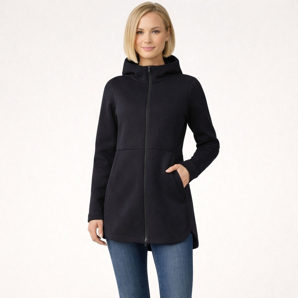 Lululemon Going Places Spacer Jacket Black Hooded Zip Up Size 6